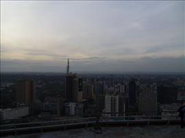 Nairobi,widok z Centrum  Konferencyjnego